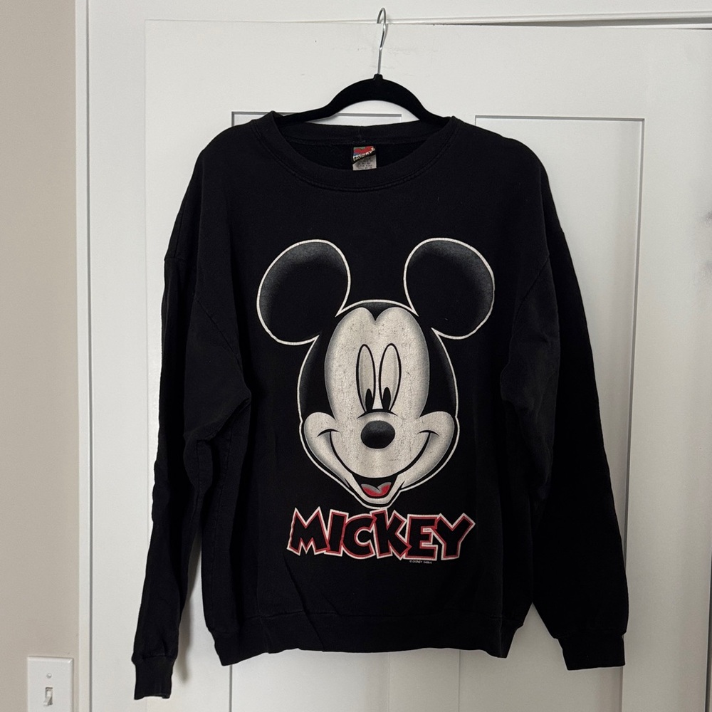 Vintage Black Mickey Mouse Sweatshirt